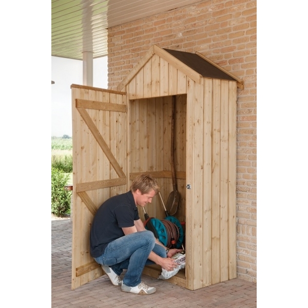 Gartenschrank "Dahlia" 215 x 100 x 58 cm - Imprägniert