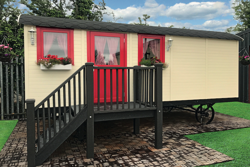 Zirkuswagen 600 x 240 cm - Pipowagen Angelo