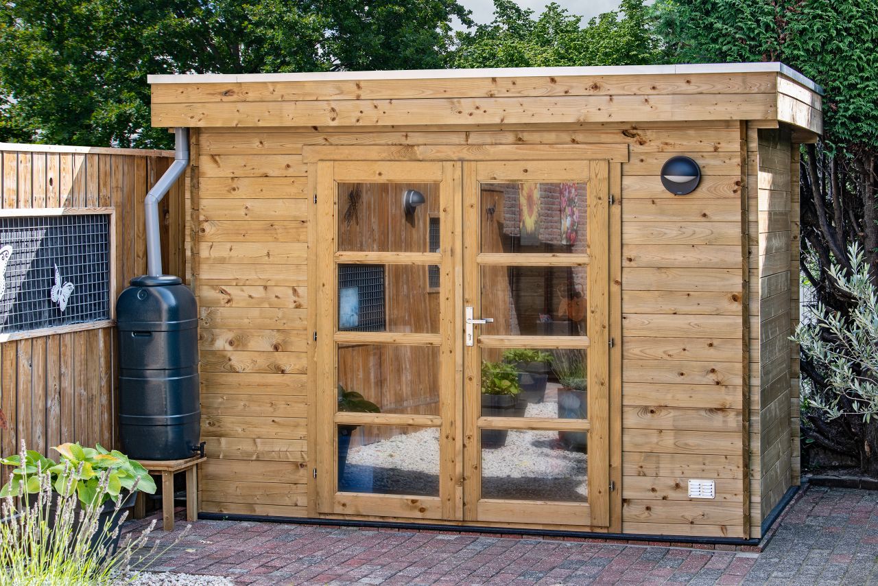 Blokhut Minimodern sfeerafbeelding