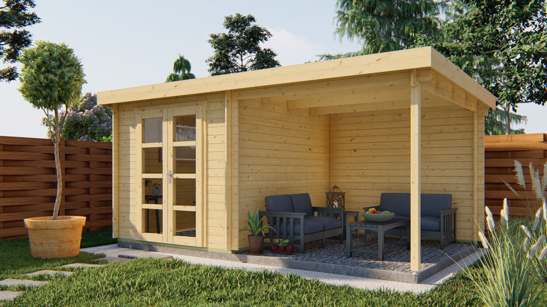 Blokhut Eirunn blank