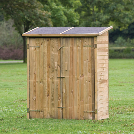 Gartenschrank Gouda Imprägniertes Holz 150 x 70 x 173/185 cm