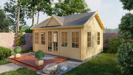 Gartenhaus Clockhouse 550 x 400 cm