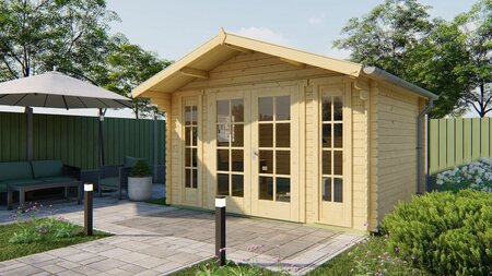 Gartenhaus Mimir 380 x 290 + 70 cm