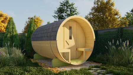 Saunafass Ø205 x 300 cm