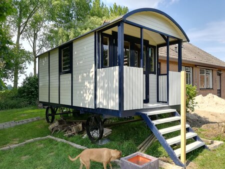 Zirkuswagen 500 x 240 cm mit Veranda - Pipowagen Kathy 