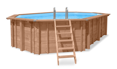 Cas Abou 814 x 460 x 138 cm Luxus-Pool aus Holz