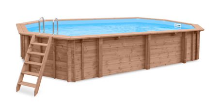 Playa Porto Marie Luxus-Pool aus Holz 727 x 396 x 138 cm