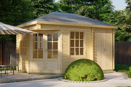 Gartenhaus Agnes 440 x 300 cm 5-Eck