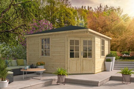 Gartenhaus Lotte 400 x 400 cm 5-Eck