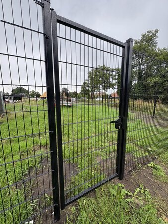 Einzeltor 100 cm breit für Doppelstabmattenzaun