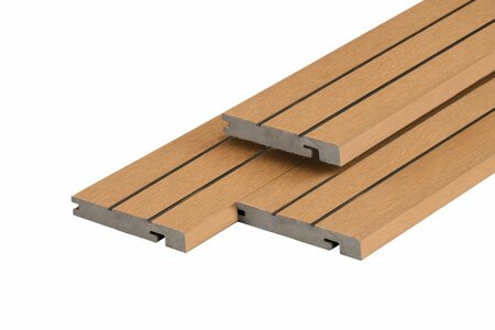 PuraDock WPC Abschlussprofil Cedar 2,2 x 14,6 x 290 cm