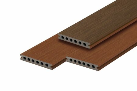 PuraTerra halbmassive WPC Terrassendiele Ipé Bicolor 2,3 x 13,8 x 300 cm
