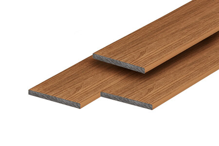PuraShield WPC Abschlussbrett Teak 1,2 x 15,0 x 300 cm