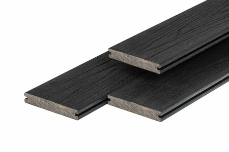 PuraShield massive WPC Terrassendiele Ebony Black 2,3 x 13,8 x 500 cm