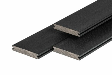 PuraShield massive WPC Terrassendiele Ebony Black 2,3 x 13,8 x 400 cm