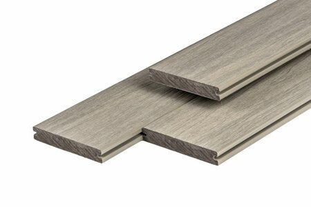 PuraShield massive WPC Terrassendiele Light Grey 2,3 x 13,8 x 400 cm