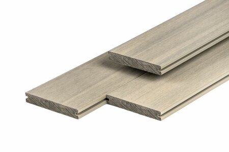 PuraShield massive WPC Terrassendiele Light Grey 2,3 x 13,8 x 300 cm