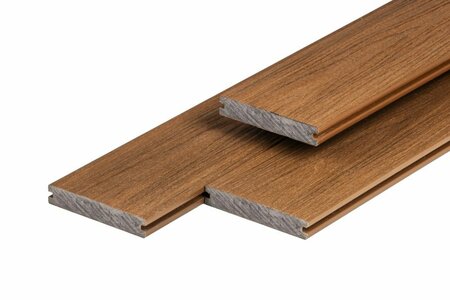PuraShield massive WPC Terrassendiele Teak 2,3 x 13,8 x 300 cm