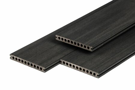 PuraShield WPC Terrassendiele Ebony Black 2,3 x 21 x 400 cm