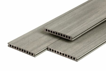 PuraShield WPC Terrassendiele Light Grey 2,3 x 21 x 500 cm