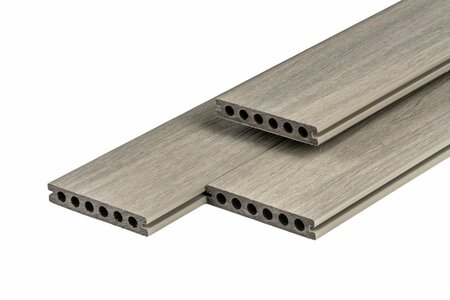 PuraShield WPC Terrassendiele Light Grey 2,3 x 13,8 x 400 cm