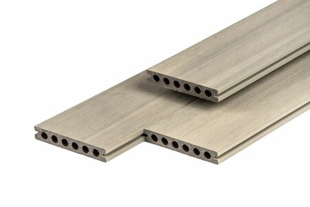 PuraShield WPC Terrassendiele Light Grey 2,3 x 13,8 x 300 cm
