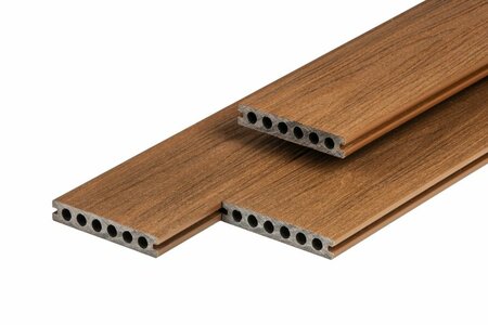 PuraShield WPC Terrassendiele Teak 2,3 x 13,8 x 500 cm