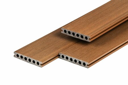PuraShield WPC Terrassendiele Teak 2,3 x 13,8 x 300 cm