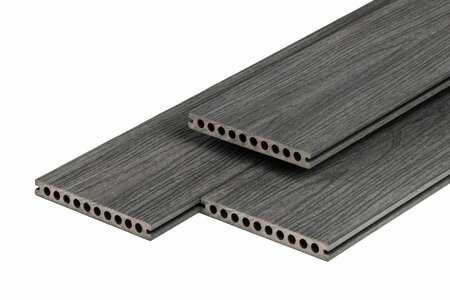 PuraShield WPC Terrassendiele Dark Grey 2,3 x 21 x 500 cm
